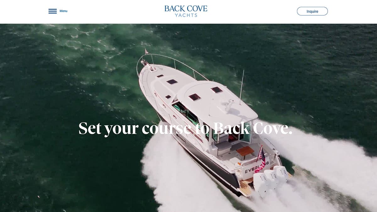 Back Cove 39O official image
